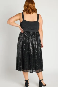 Lorraine Designs Skirts*Eras Black Sequin Skirt