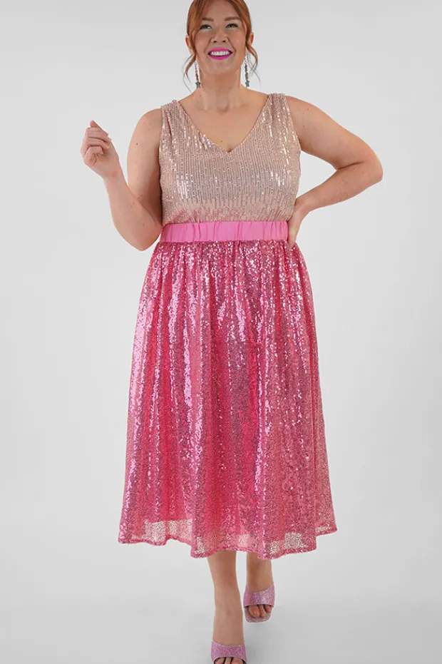 Lorraine Designs Skirts*Eras Pink Sequin Skirt
