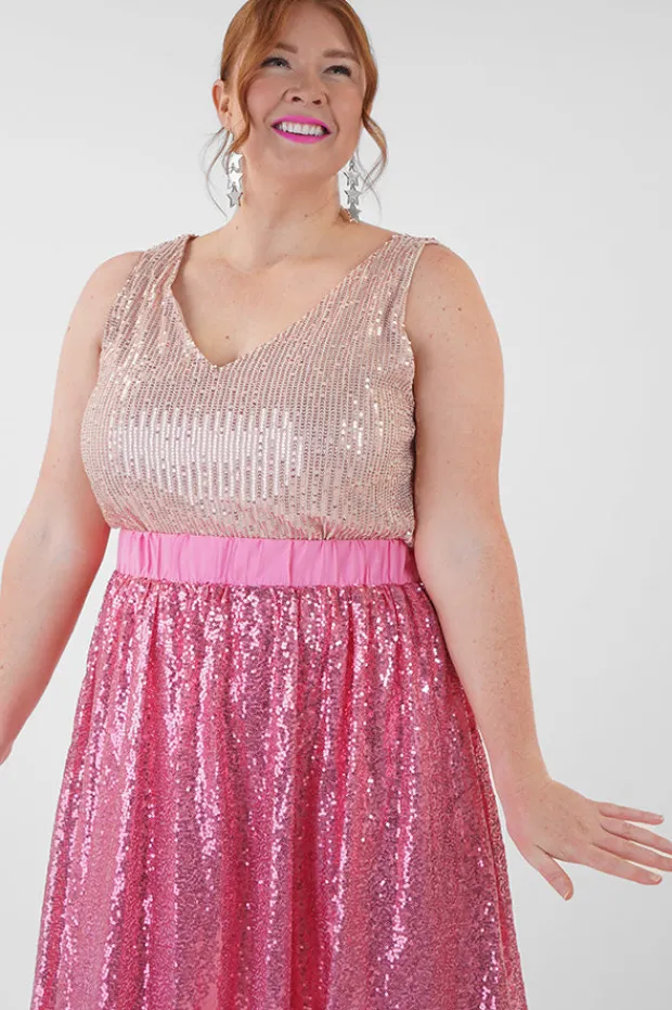 Lorraine Designs Skirts*Eras Pink Sequin Skirt