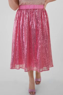 Lorraine Designs Skirts*Eras Pink Sequin Skirt