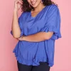 Lorraine Designs Tops*Eva Purple Top
