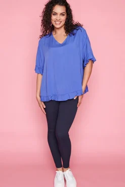 Lorraine Designs Tops*Eva Purple Top