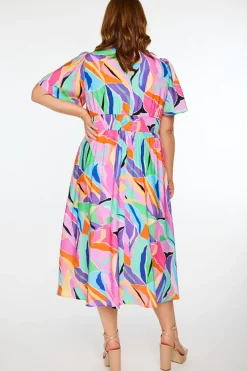 Lorraine Designs Casual Dresses | Fit & Flare Dresses*Evie Colour Swatch Dress