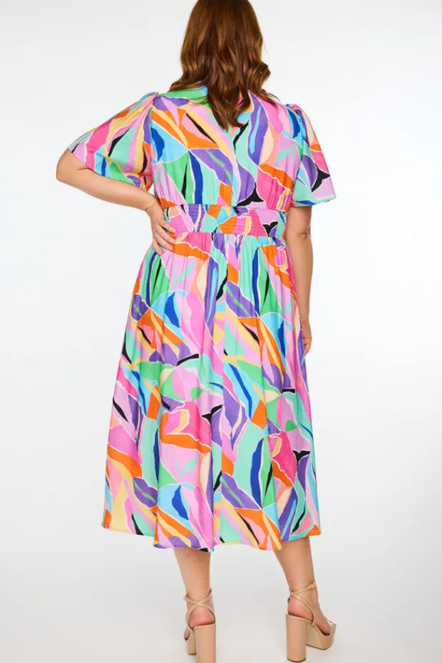 Lorraine Designs Casual Dresses | Fit & Flare Dresses*Evie Colour Swatch Dress