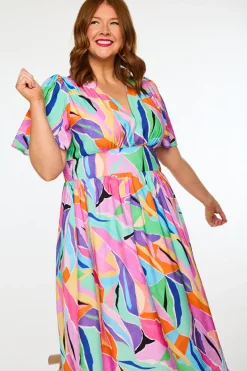 Lorraine Designs Casual Dresses | Fit & Flare Dresses*Evie Colour Swatch Dress