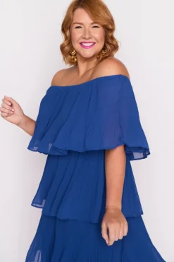 Lorraine Designs Cocktail Dresses | Bridesmaid Dresses*Faire Cobalt Pleated Dress