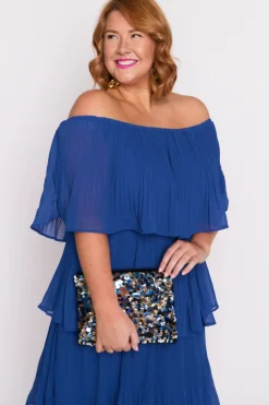 Lorraine Designs Cocktail Dresses | Bridesmaid Dresses*Faire Cobalt Pleated Dress