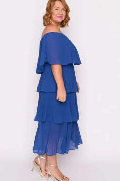 Lorraine Designs Cocktail Dresses | Bridesmaid Dresses*Faire Cobalt Pleated Dress