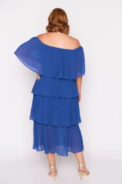 Lorraine Designs Cocktail Dresses | Bridesmaid Dresses*Faire Cobalt Pleated Dress