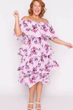 Lorraine Designs Cocktail Dresses | Bridesmaid Dresses*Faire Pretty in Pink Pleated Dress