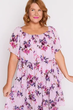 Lorraine Designs Cocktail Dresses | Bridesmaid Dresses*Faire Pretty in Pink Pleated Dress