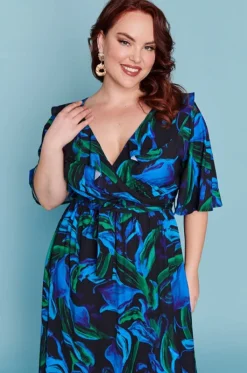 Lorraine Casual Dresses | Fit & Flare Dresses*Finley Ocean Blue Dress