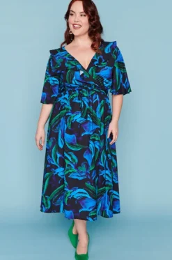 Lorraine Casual Dresses | Fit & Flare Dresses*Finley Ocean Blue Dress