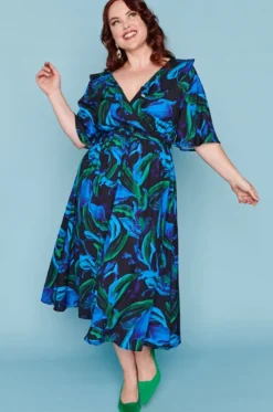 Lorraine Casual Dresses | Fit & Flare Dresses*Finley Ocean Blue Dress
