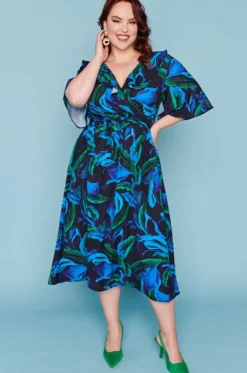 Lorraine Casual Dresses | Fit & Flare Dresses*Finley Ocean Blue Dress