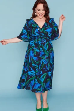 Lorraine Casual Dresses | Fit & Flare Dresses*Finley Ocean Blue Dress