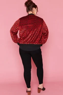 Lorraine Designs Jackets & Coats*Flashy Burning Red Jacket
