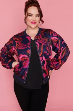 Lorraine Designs Jackets & Coats*Flashy Midnight Sunrise Jacket