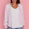 Lorraine Designs Knits & Cardigans*Fluffy Soft Pink Cardi