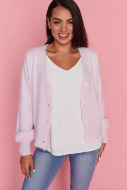 Lorraine Designs Knits & Cardigans*Fluffy Soft Pink Cardi