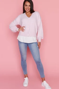 Lorraine Designs Knits & Cardigans*Fluffy Soft Pink Cardi