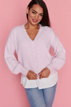 Lorraine Designs Knits & Cardigans*Fluffy Soft Pink Cardi