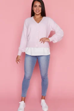 Lorraine Designs Knits & Cardigans*Fluffy Soft Pink Cardi