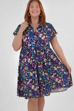 Lorraine Designs Casual Dresses | Fit & Flare Dresses*Frankie Alpha Animals Dress