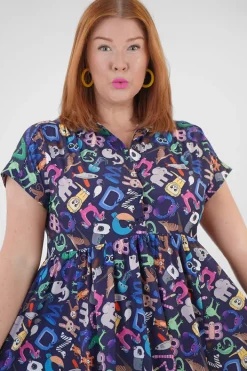 Lorraine Designs Casual Dresses | Fit & Flare Dresses*Frankie Alpha Animals Dress