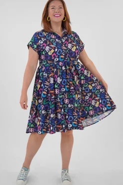 Lorraine Designs Casual Dresses | Fit & Flare Dresses*Frankie Alpha Animals Dress