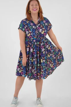 Lorraine Designs Casual Dresses | Fit & Flare Dresses*Frankie Alpha Animals Dress
