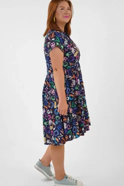 Lorraine Designs Casual Dresses | Fit & Flare Dresses*Frankie Alpha Animals Dress