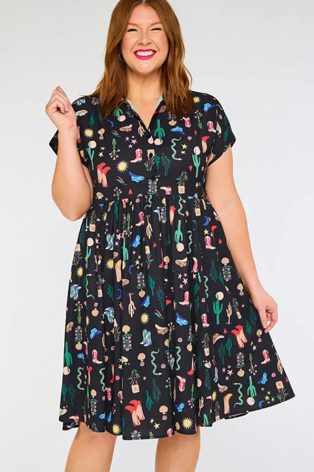 Lorraine Designs Shirt Dresses | Casual Dresses*Frankie Cowboy Like Me Dress