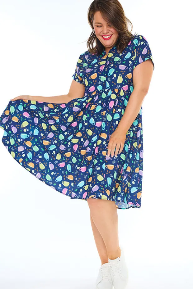 Lorraine Designs Shirt Dresses | Casual Dresses*Frankie Cup o' Joy Dresss