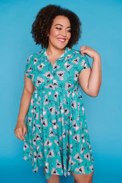 Lorraine Designs Casual Dresses | Fit & Flare Dresses*Frankie Green Koala Dress