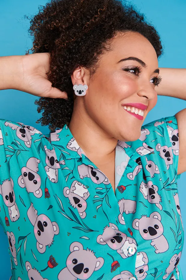 Lorraine Designs Casual Dresses | Fit & Flare Dresses*Frankie Green Koala Dress