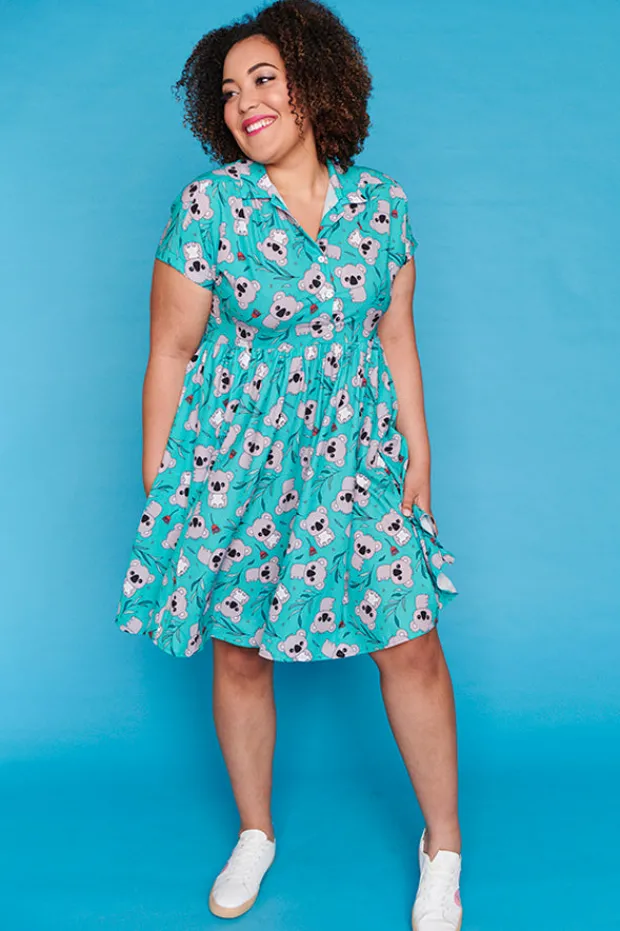 Lorraine Designs Casual Dresses | Fit & Flare Dresses*Frankie Green Koala Dress