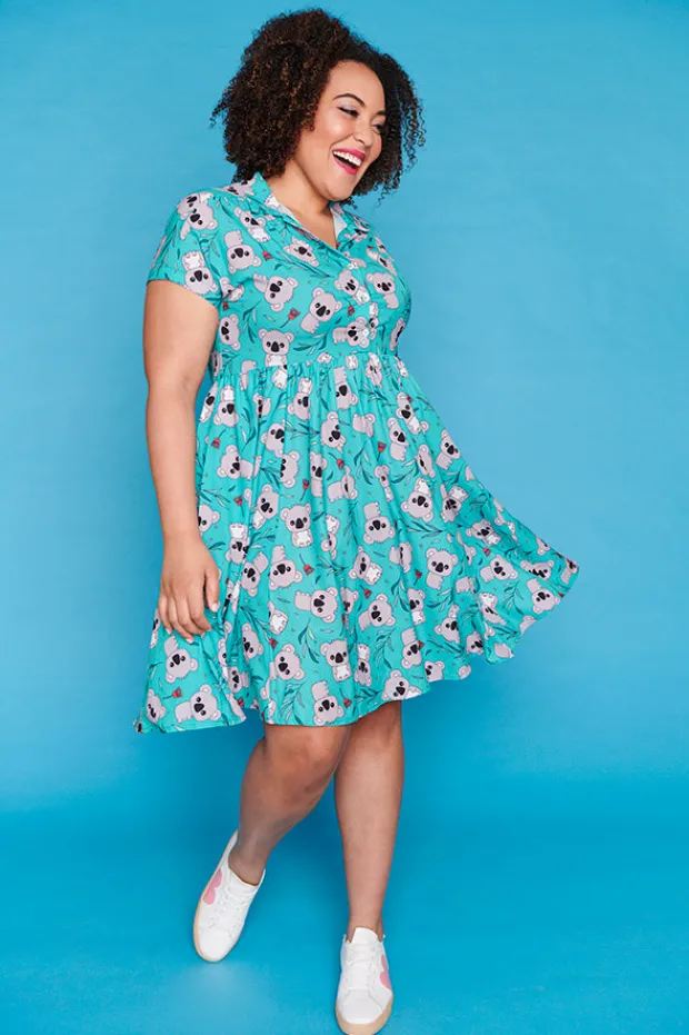 Lorraine Designs Casual Dresses | Fit & Flare Dresses*Frankie Green Koala Dress