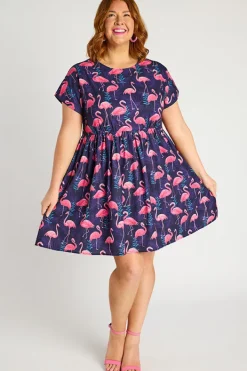 Lorraine Designs Shift Dresses | Casual Dresses*Freya OG Flamingo Dress