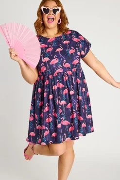 Lorraine Designs Shift Dresses | Casual Dresses*Freya OG Flamingo Dress