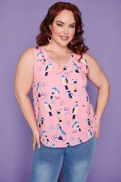 Lorraine Designs Tops*Gabrielle Garden Birds Top