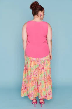 Lorraine Designs Tops*Gabrielle Hot Pink Top