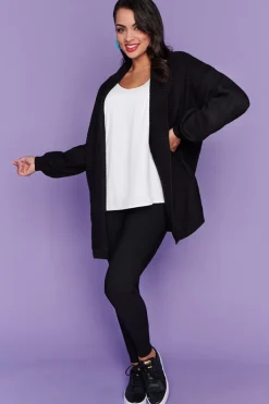 Lorraine Designs Knits & Cardigans*Helena Black Knit Cardi
