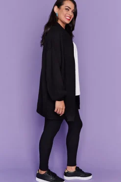 Lorraine Designs Knits & Cardigans*Helena Black Knit Cardi
