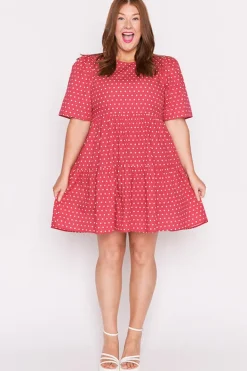 Lorraine Designs Shift Dresses | Loose Dresses*Isadora Cherry Spot Dress