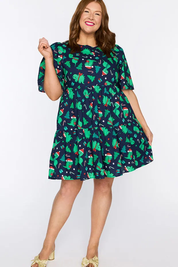 Lorraine Designs Shift Dresses | Loose Dresses*Isadora Dino Christmas Dress