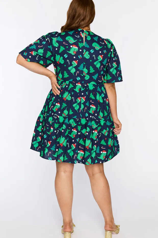 Lorraine Designs Shift Dresses | Loose Dresses*Isadora Dino Christmas Dress