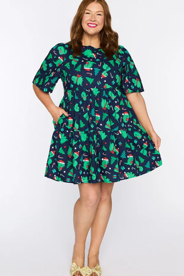 Lorraine Designs Shift Dresses | Loose Dresses*Isadora Dino Christmas Dress