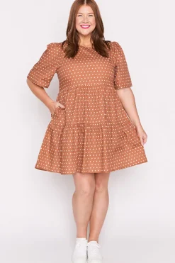 Lorraine Designs Shift Dresses | Loose Dresses*Isadora Mocha Spot Dress