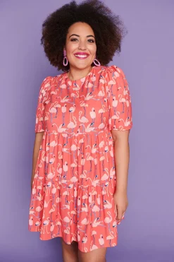 Lorraine Designs Casual Dresses | Shift Dresses*Jackson Funky Flamingo Dress